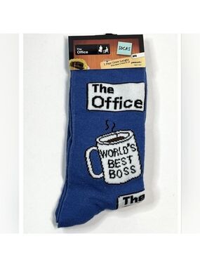 4/25 The Office Novelty Socks Unisex Gender Neutral Crew Socks Sitcom Television